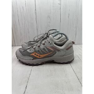 Saucony Excursion TR13 Grey Purple Women's Trail Running Shoes Sz 9.5 S10524-17